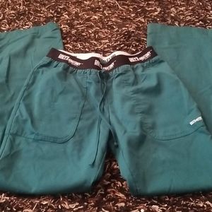 Green scrub pants